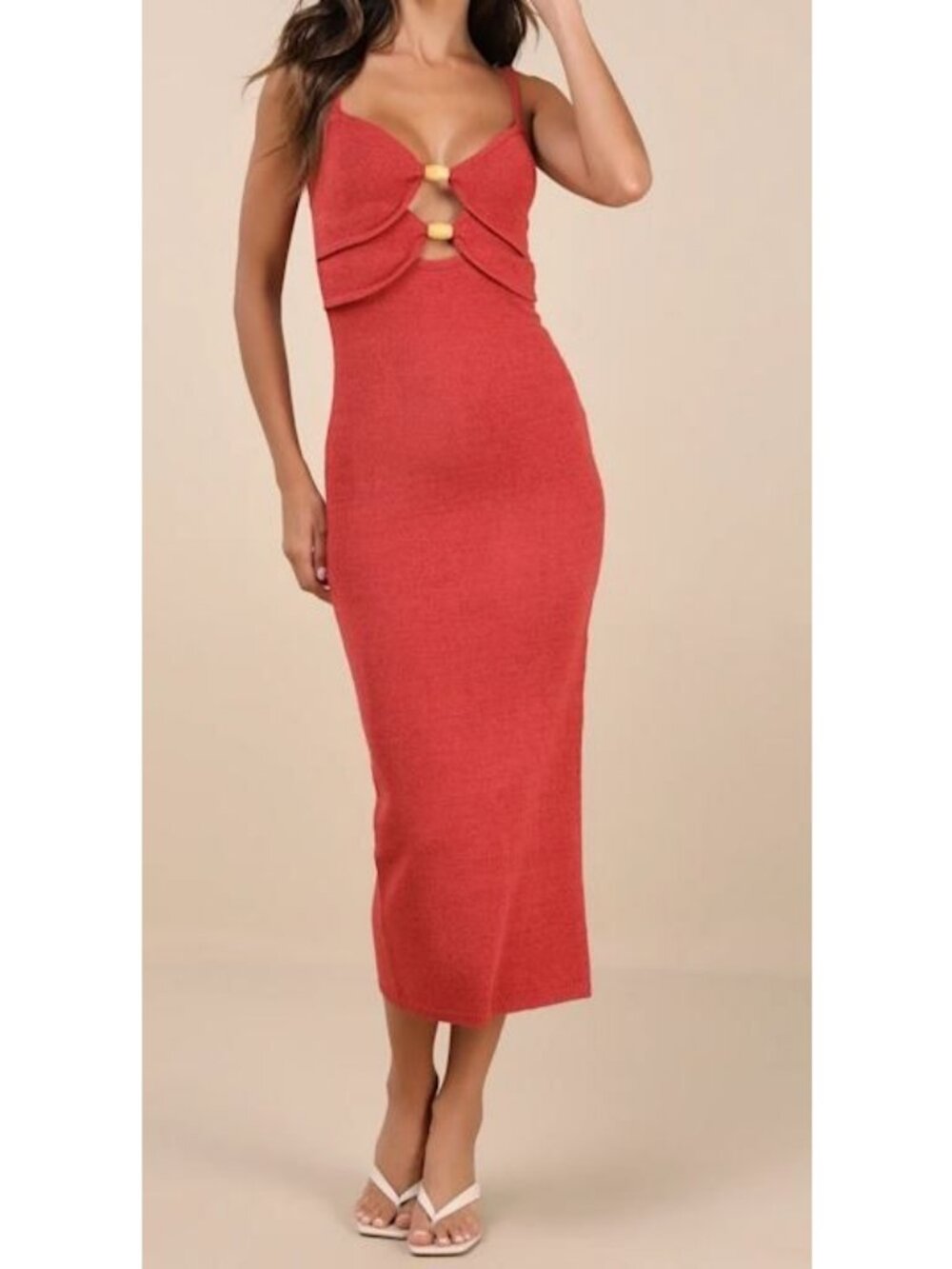Lulus Rust Red Mini Dress Size Small NWT